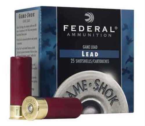 16 Gauge 2-3/4" Lead #6  1-1/8 oz 25 Rounds Federal Shotgun Ammunition